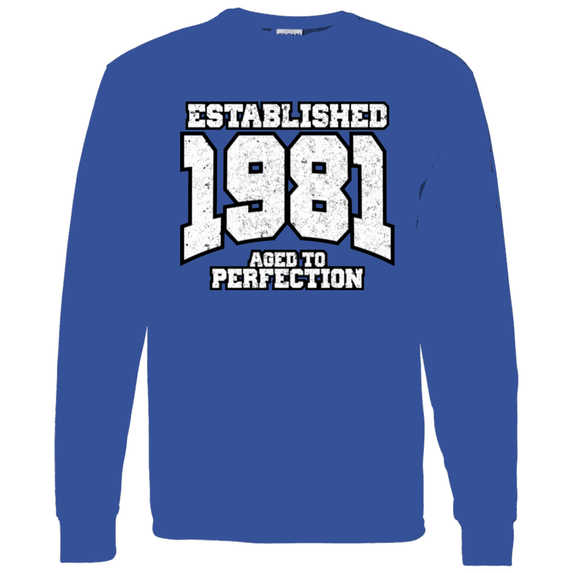 Established 1981 Aged To Perfection - Long Sleeve Tee