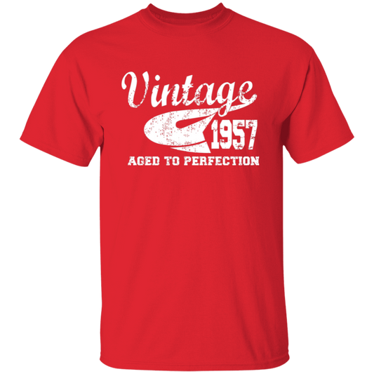 Vintage 1957 Aged To Perfection - T Shirt