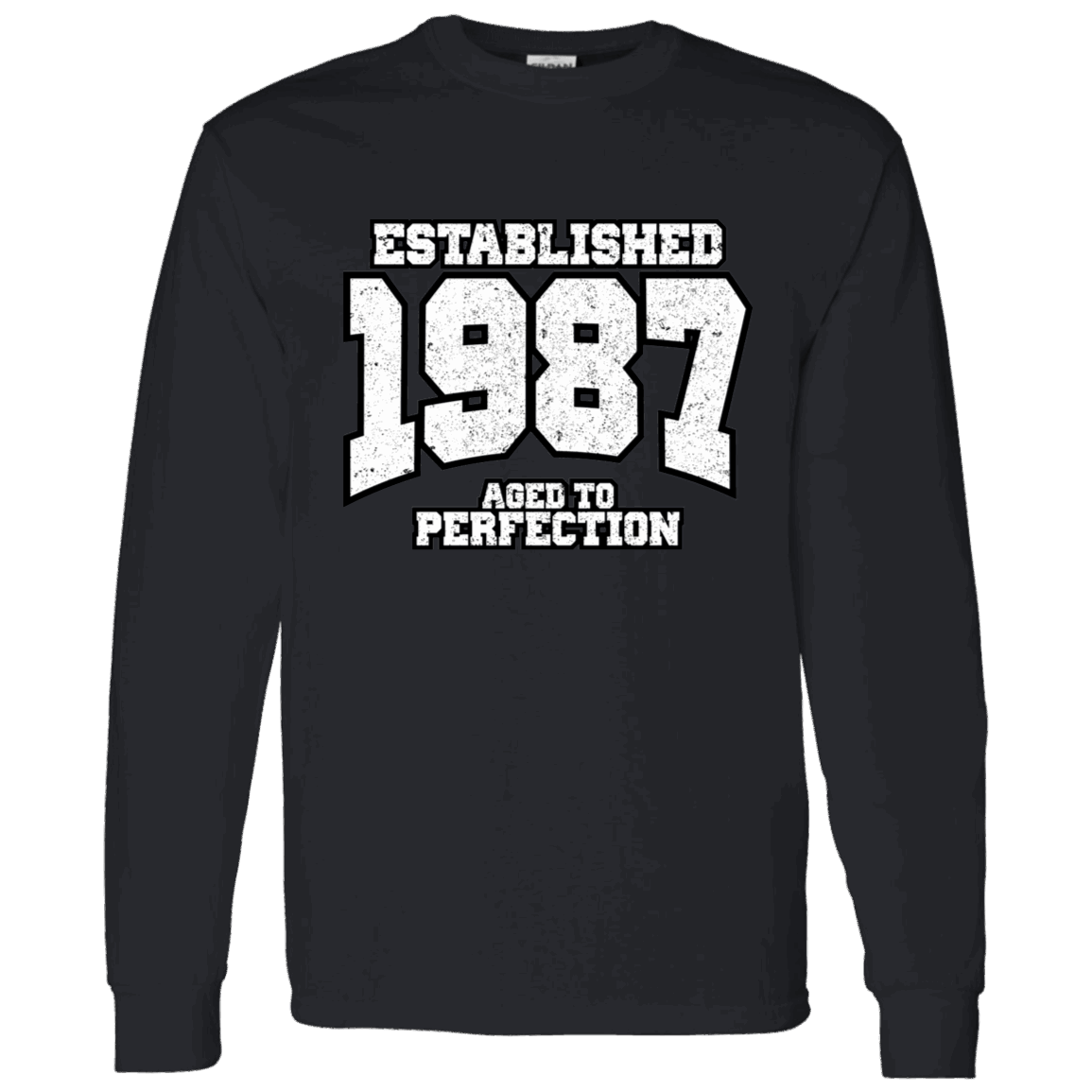 Established 1987 Aged To Perfection - Long Sleeve Tee