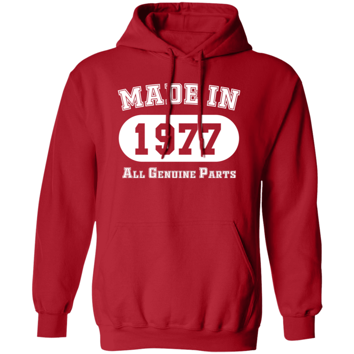 Made In 1977 All Genuine Parts - Hoodie