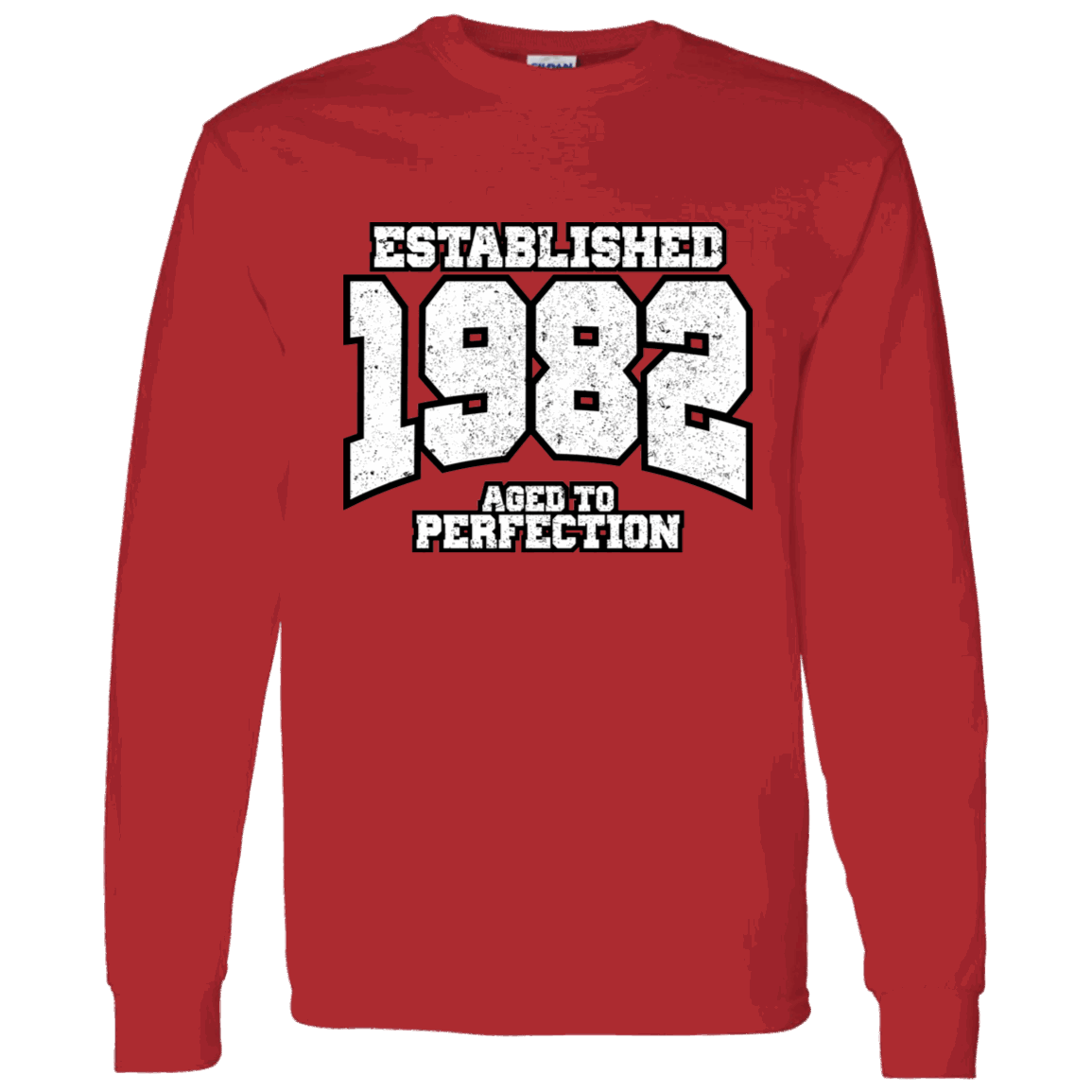 Established 1982 Aged To Perfection - Long Sleeve Tee