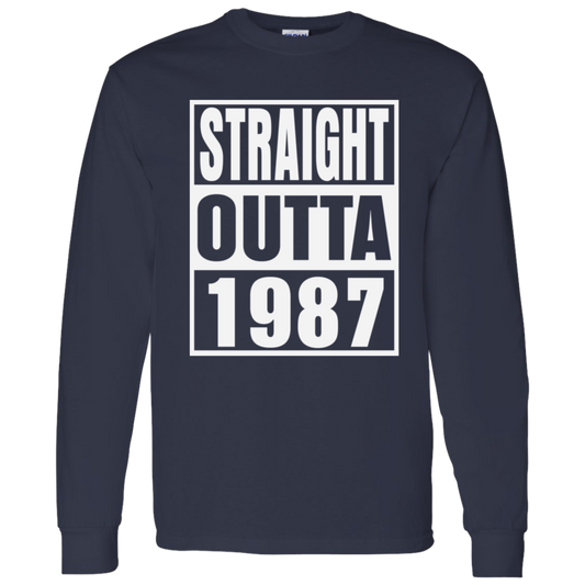 Straight Outta 1987 - Long Sleeve Tee