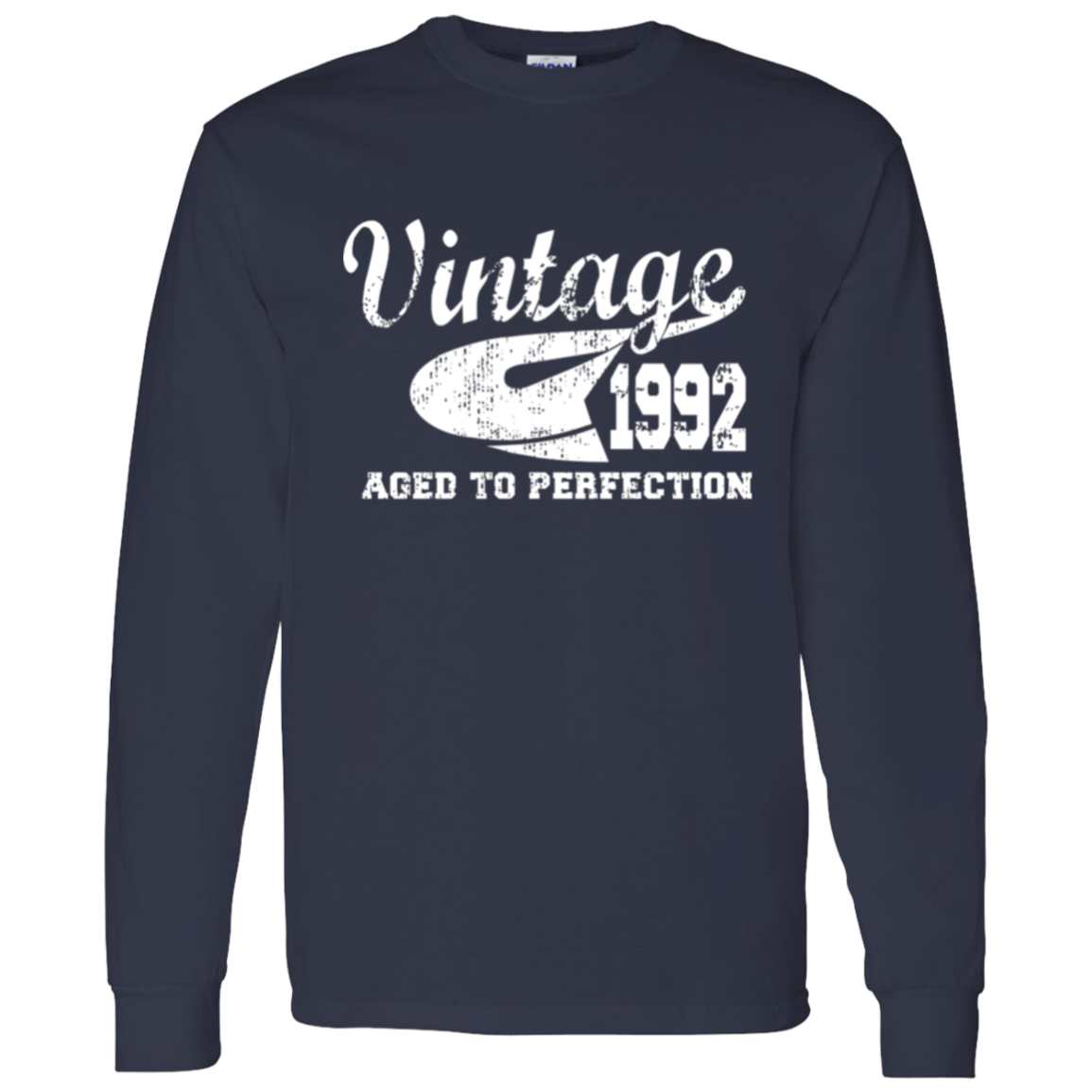 Vintage 1992 Aged To Perfection - Long Sleeve Tee