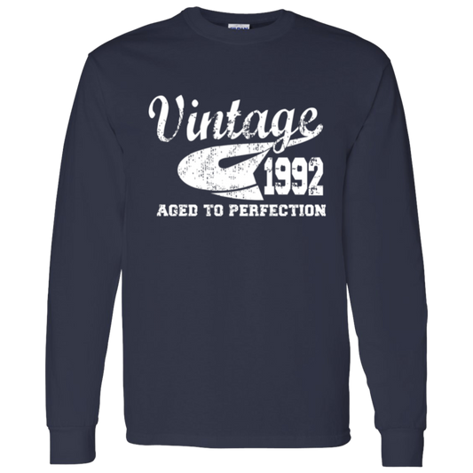 Vintage 1992 Aged To Perfection - Long Sleeve Tee