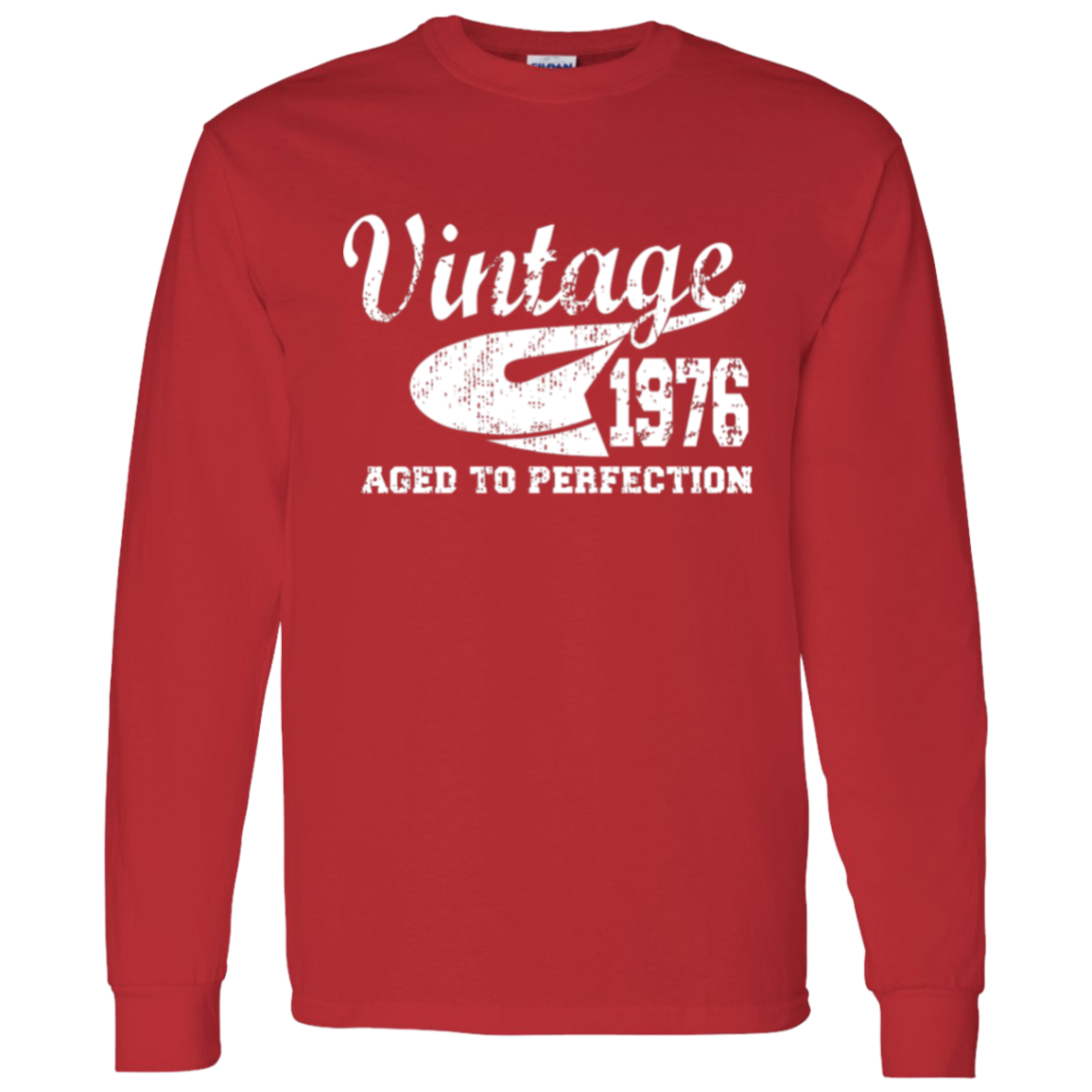 Vintage 1976 Aged To Perfection - Long Sleeve Tee