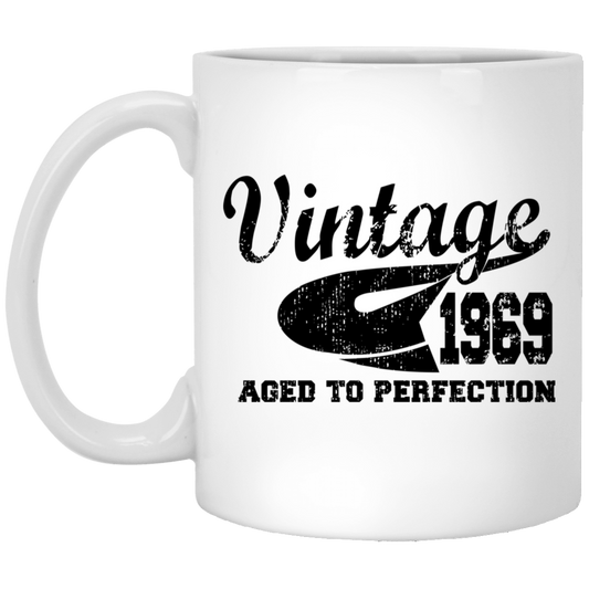 Vintage 1969 Aged To Perfection - Mugs