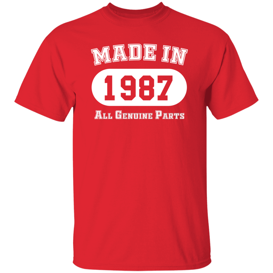 Made In 1987 All Genuine Parts - T Shirt