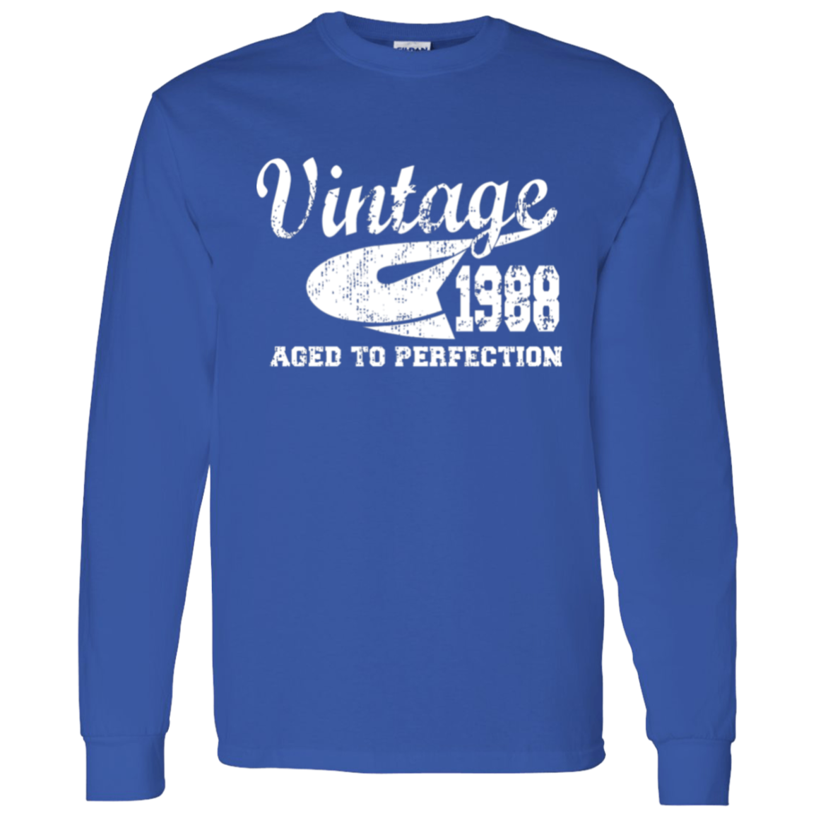 Vintage 1988 Aged To Perfection - Long Sleeve Tee