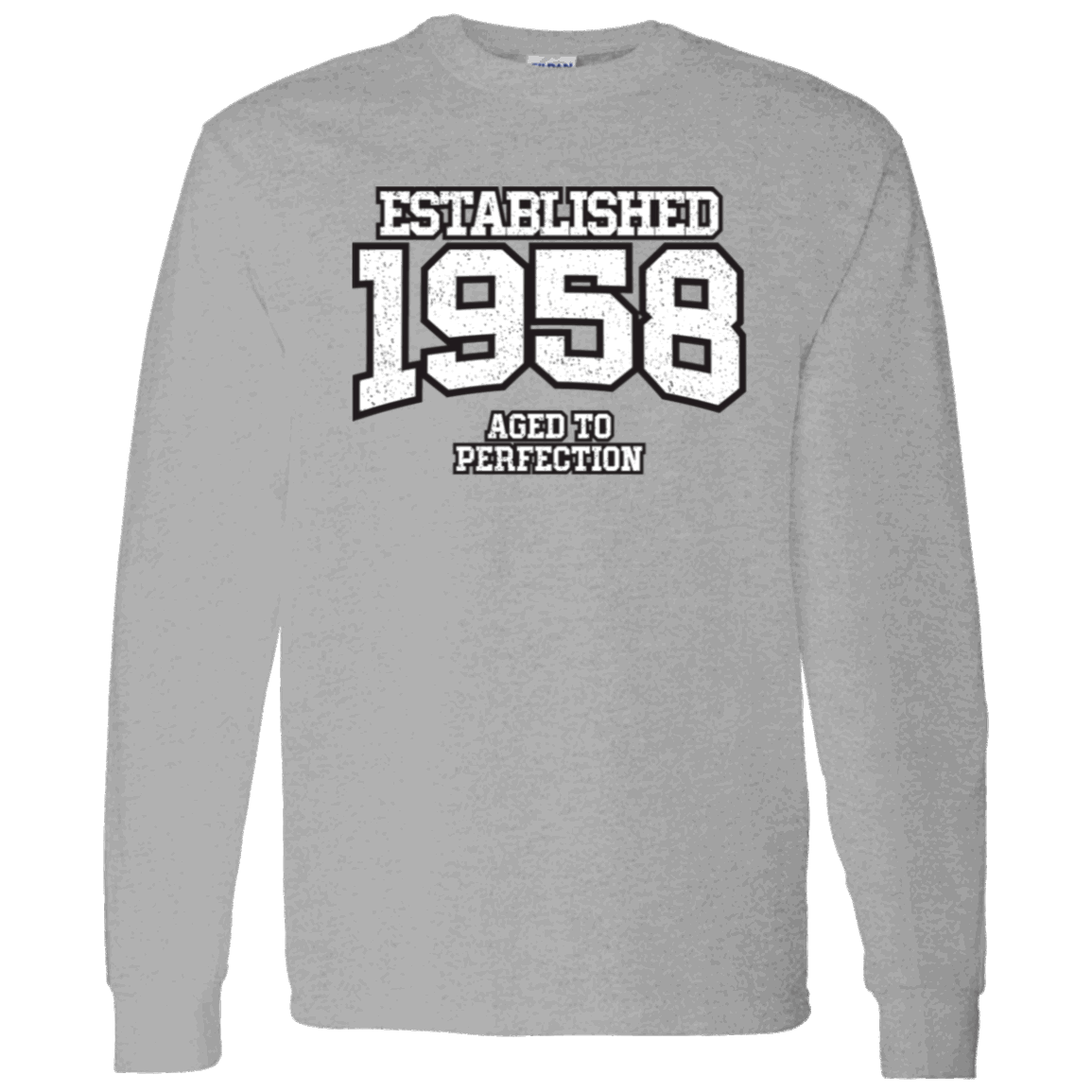 Established 1958 Aged To Perfection - Long Sleeve Tee