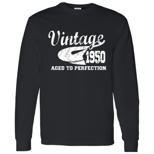 Vintage 1950 Aged To Perfection - Long Sleeve Tee