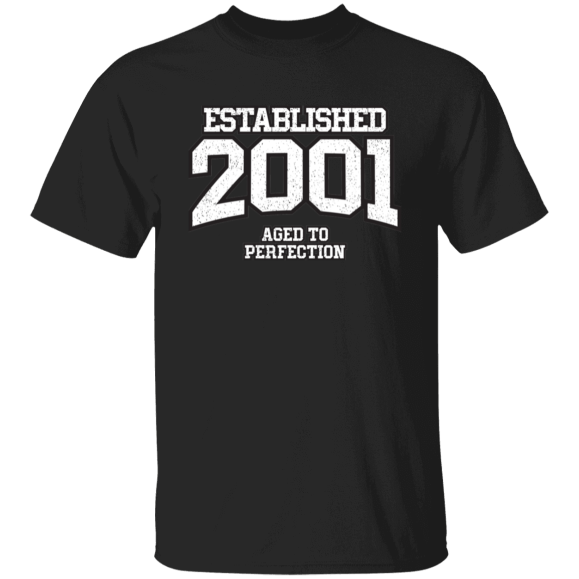 Established 2001 Aged To Perfection - T Shirt