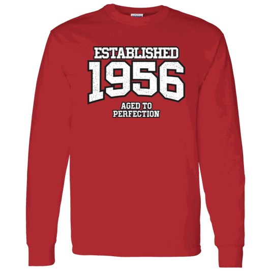 Established 1956 Aged To Perfection - Long Sleeve Tee