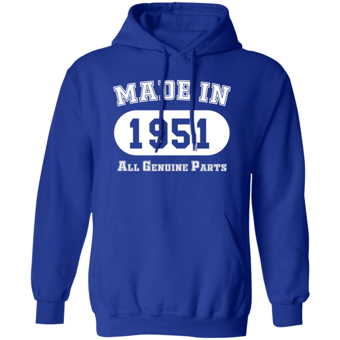 Made In 1951 All Genuine Parts - Hoodie