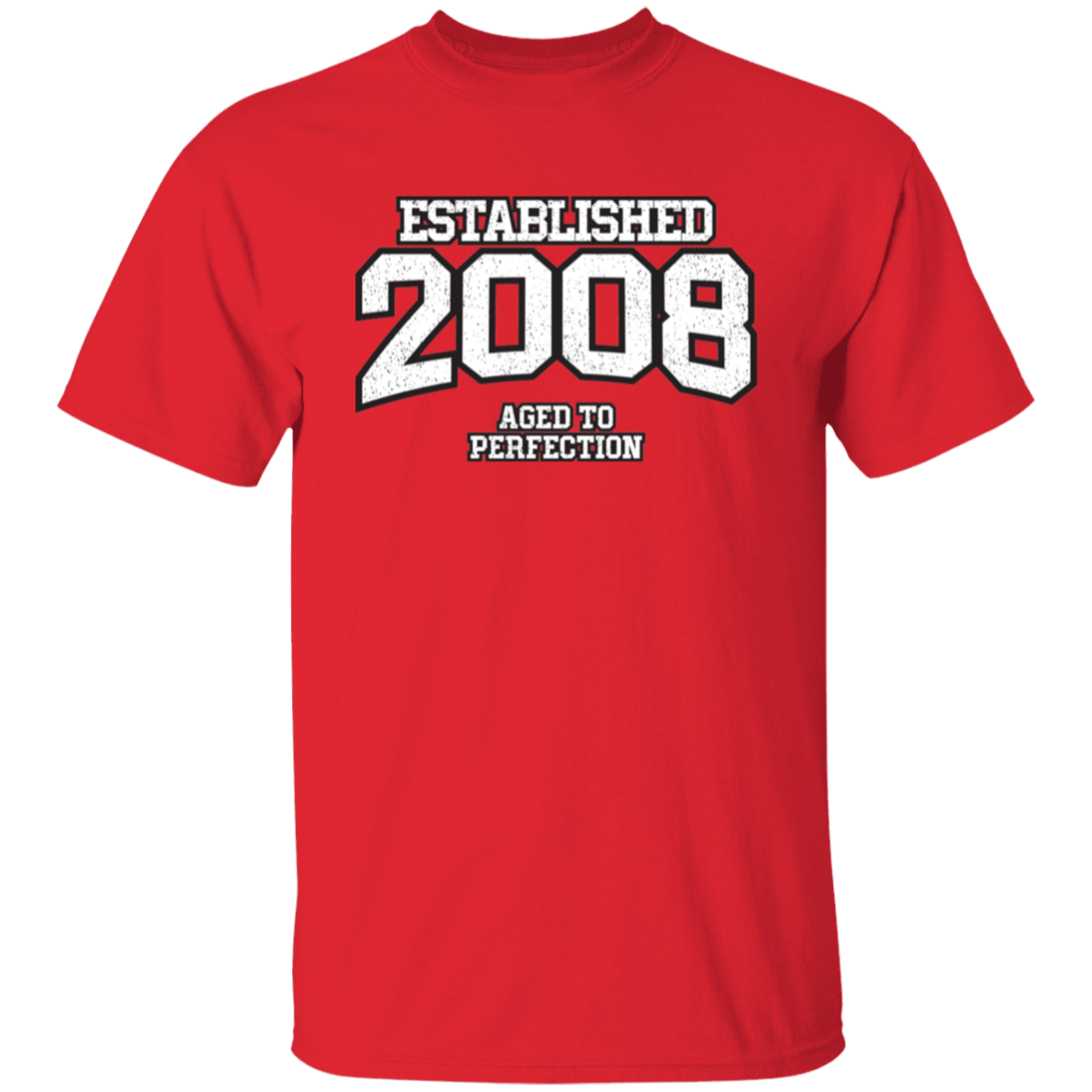 Established 2008 Aged To Perfection - T Shirt