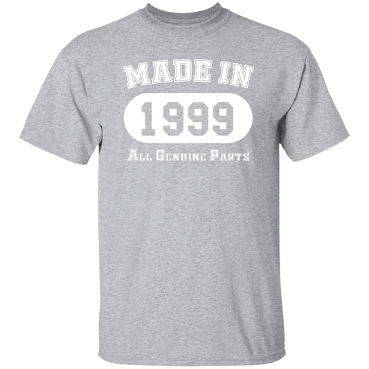 Made In 1999 All Genuine Parts - T Shirt