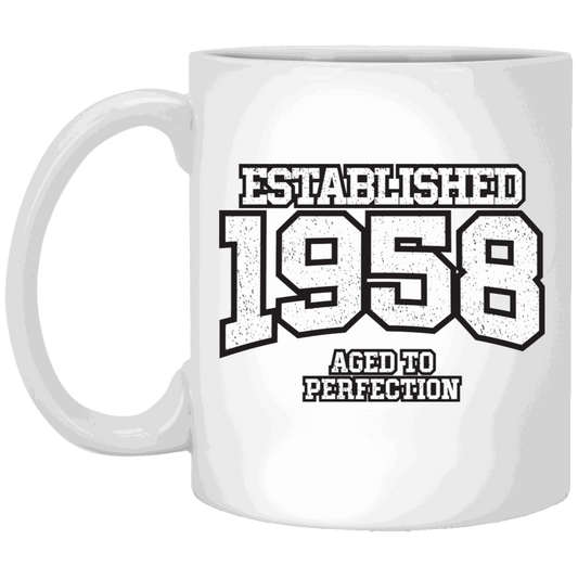 Established 1958 Aged To Perfection - Mugs