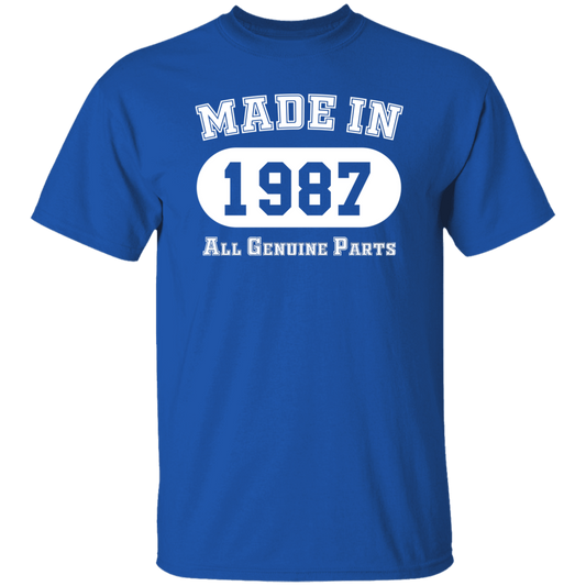 Made In 1987 All Genuine Parts - T Shirt