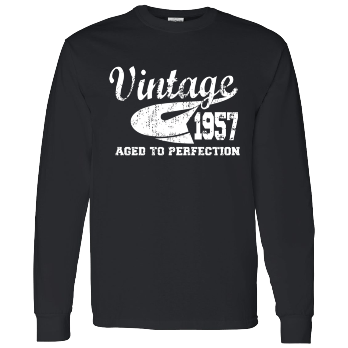 Vintage 1957 Aged To Perfection - Long Sleeve Tee