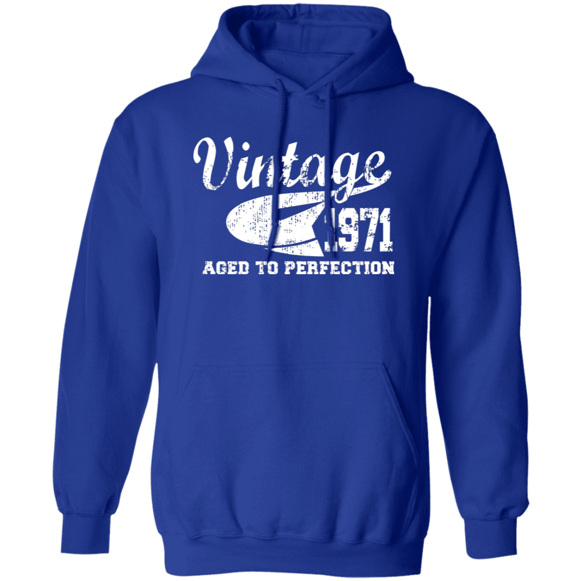 Vintage 1971 Aged To Perfection - Hoodie