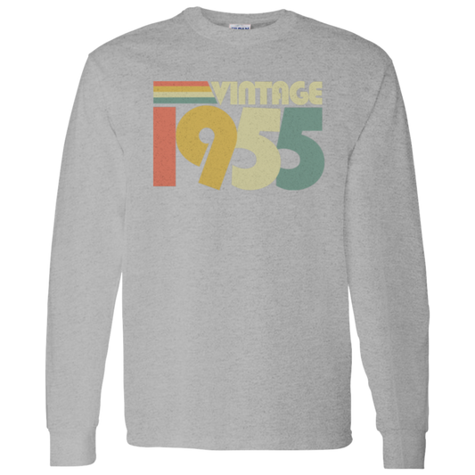 Retro Vintage 1955 - Long Sleeve Tee