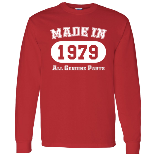 Made In 1979 All Genuine Parts - Long Sleeve Tee