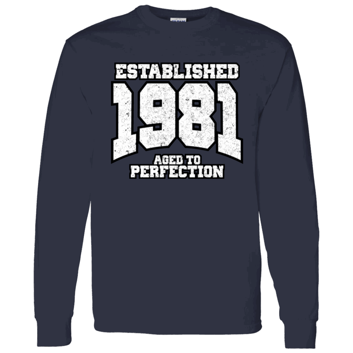 Established 1981 Aged To Perfection - Long Sleeve Tee