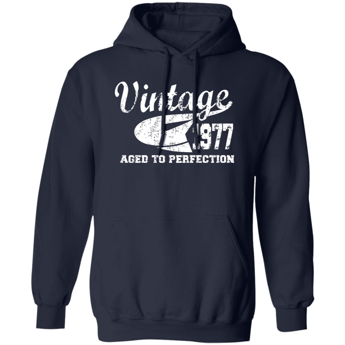 Vintage 1977 Aged To Perfection - Hoodie