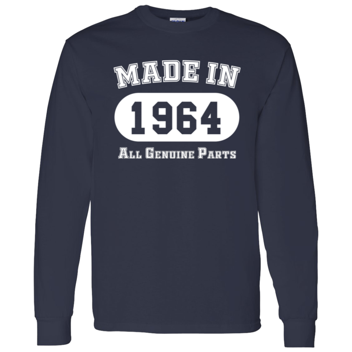 Made In 1964 All Genuine Parts - Long Sleeve Tee