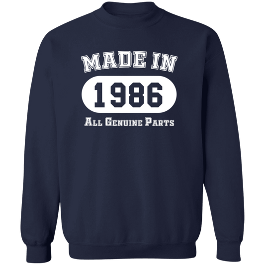 Made In 1986 All Genuine Parts - Sweatshirt