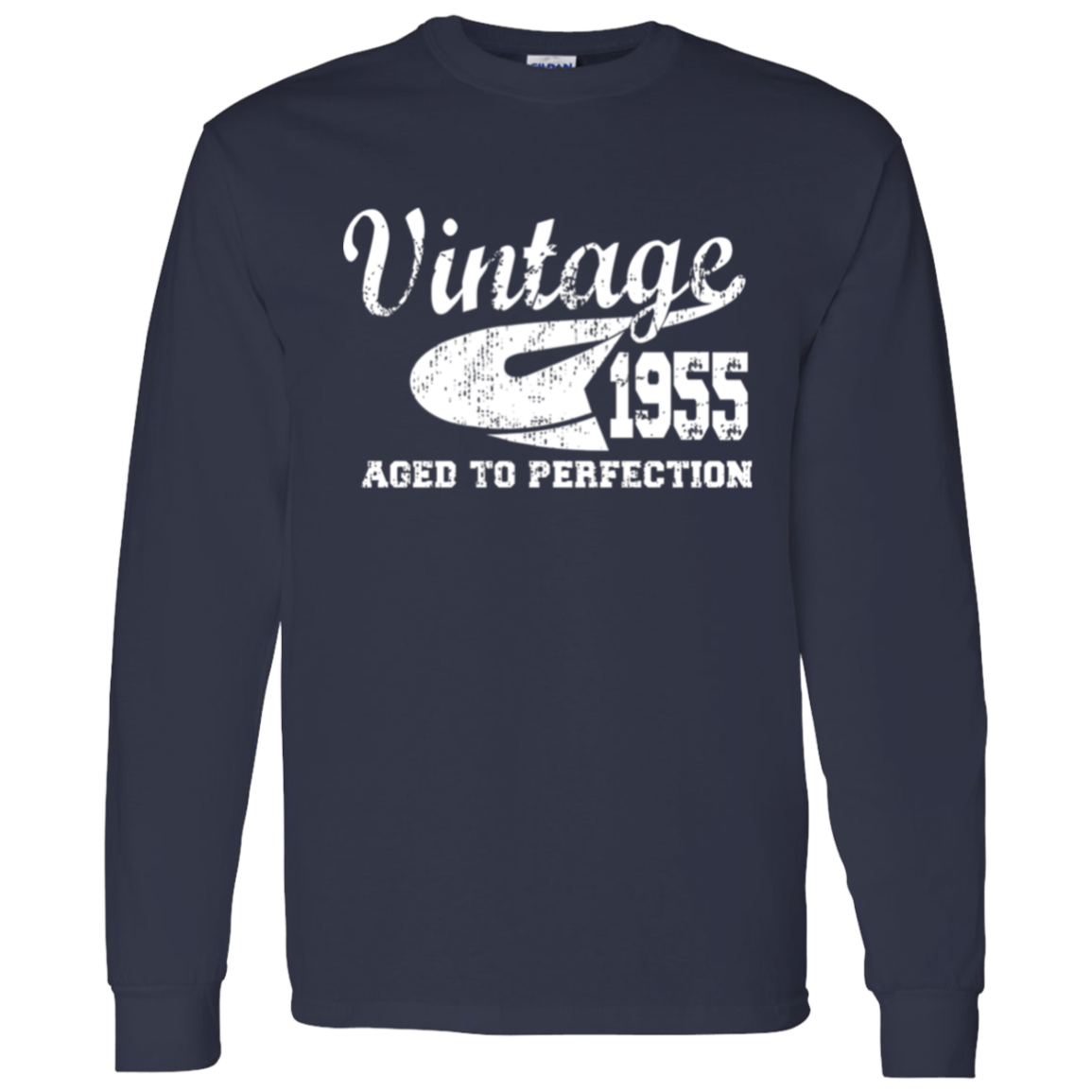 Vintage 1955 Aged To Perfection - Long Sleeve Tee