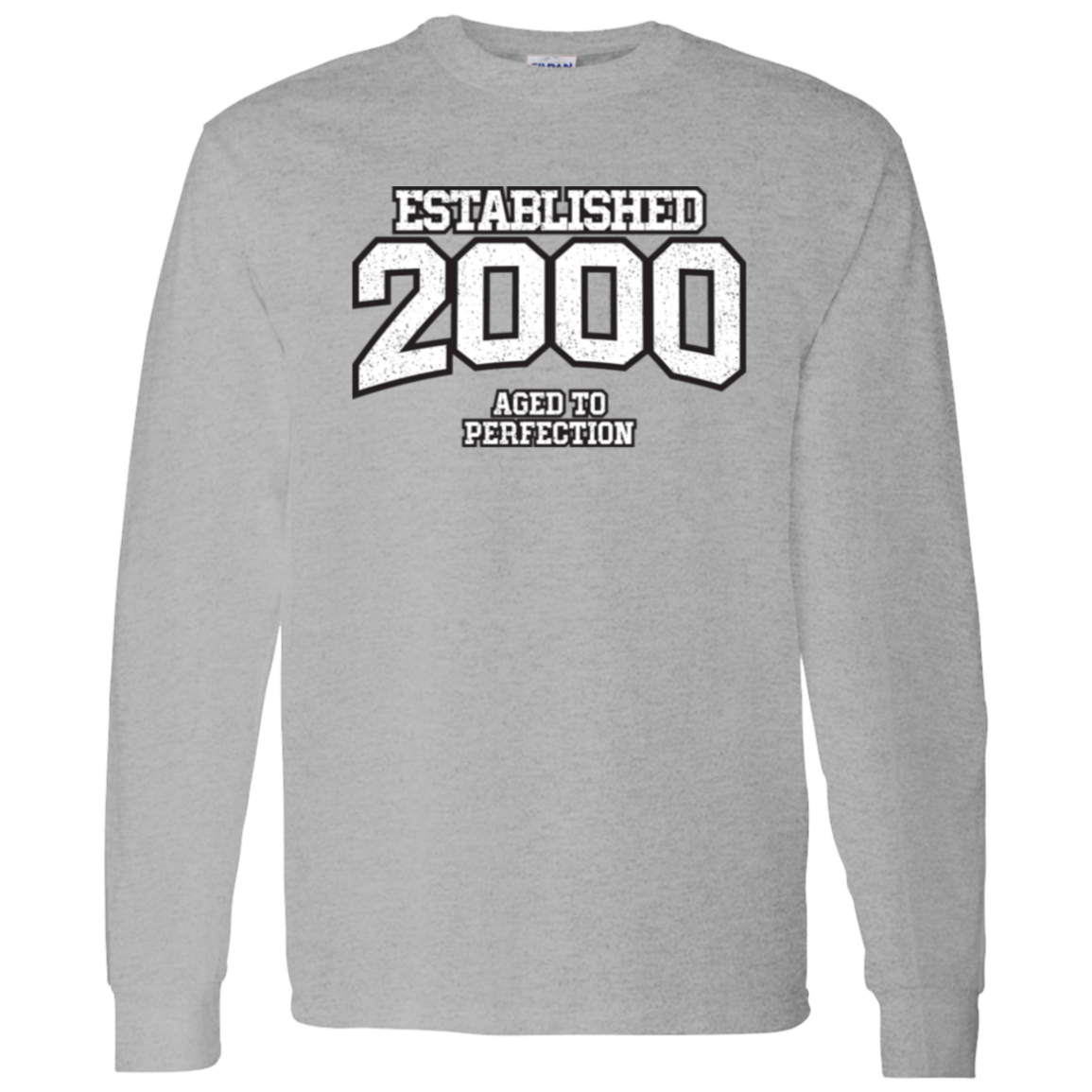 Established 2000 Aged To Perfection - Long Sleeve Tee