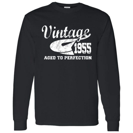 Vintage 1955 Aged To Perfection - Long Sleeve Tee