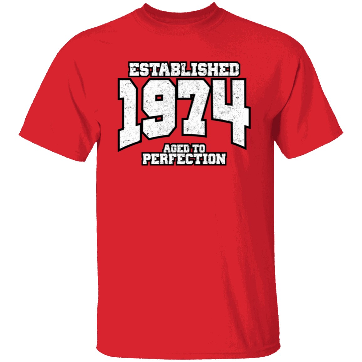 Established 1974 Aged To Perfection - T Shirt