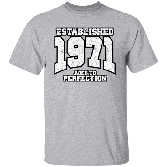 Established 1971 Aged To Perfection - T Shirt