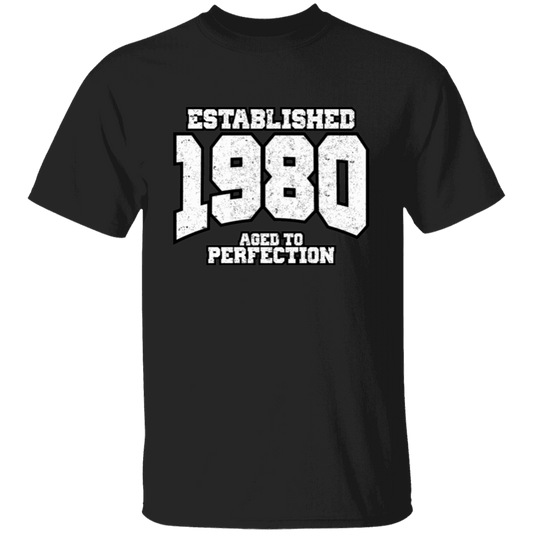 Established 1980 Aged To Perfection - T Shirt