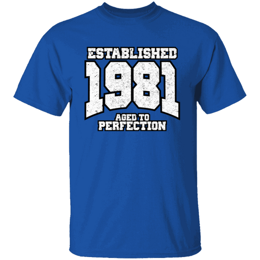 Established 1981 Aged To Perfection - T Shirt