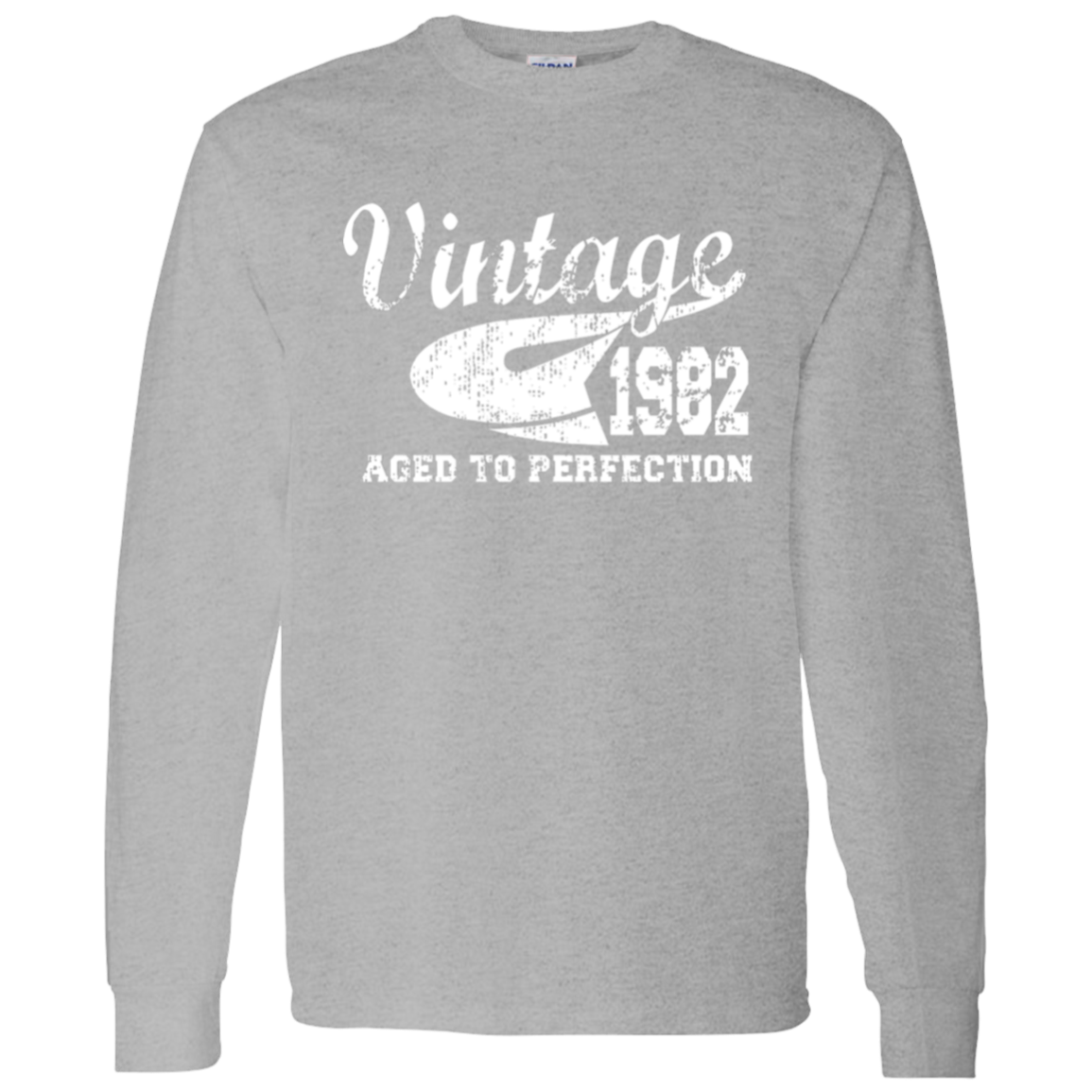 Vintage 1982 Aged To Perfection - Long Sleeve Tee