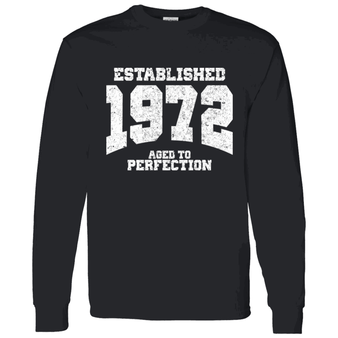 Established 1972 Aged To Perfection - Long Sleeve Tee