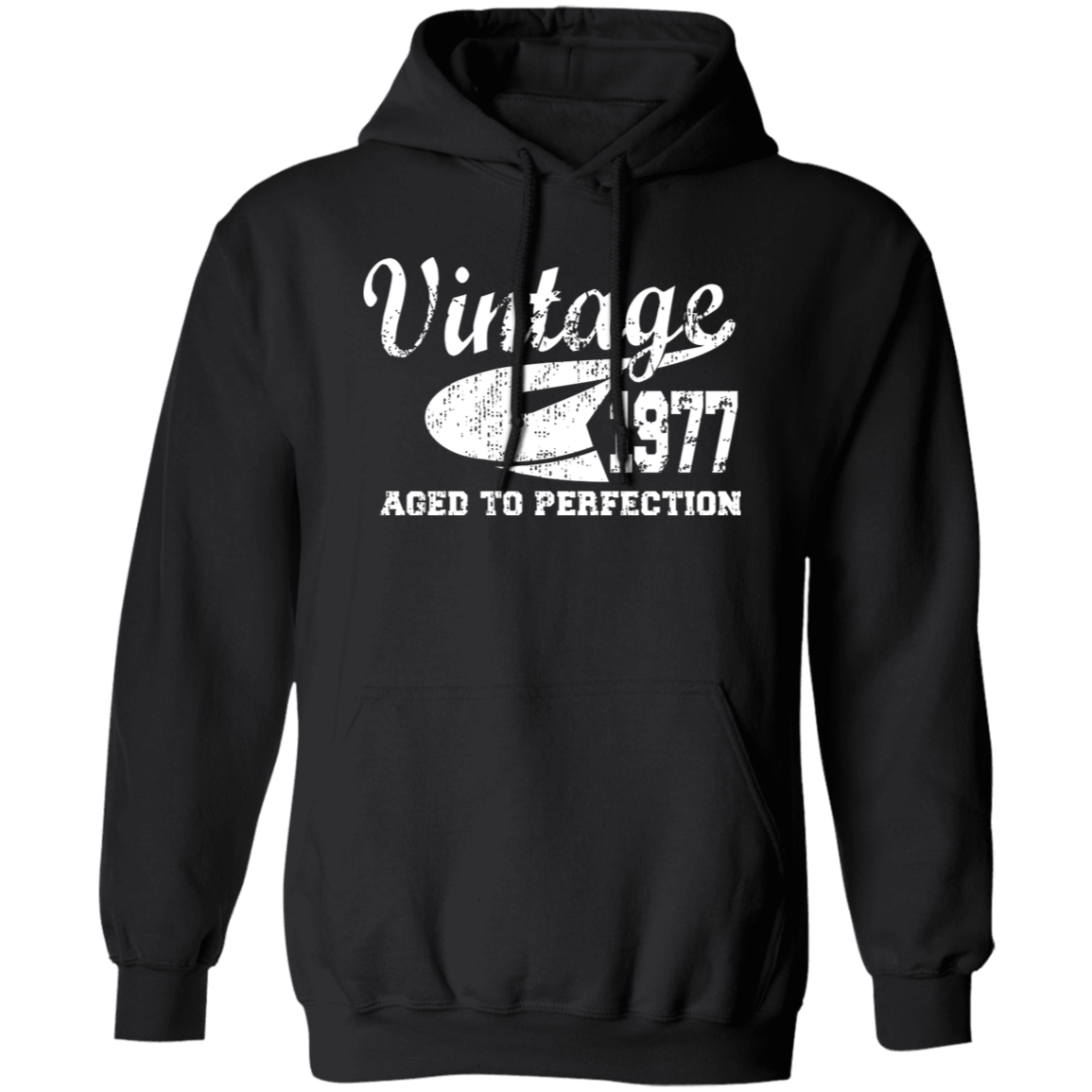 Vintage 1977 Aged To Perfection - Hoodie