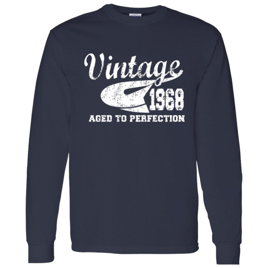 Vintage 1968 Aged To Perfection - Long Sleeve Tee