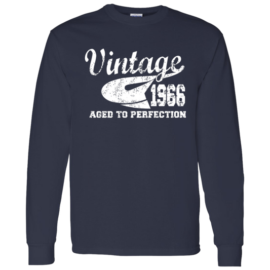 Vintage 1966 Aged To Perfection - Long Sleeve Tee