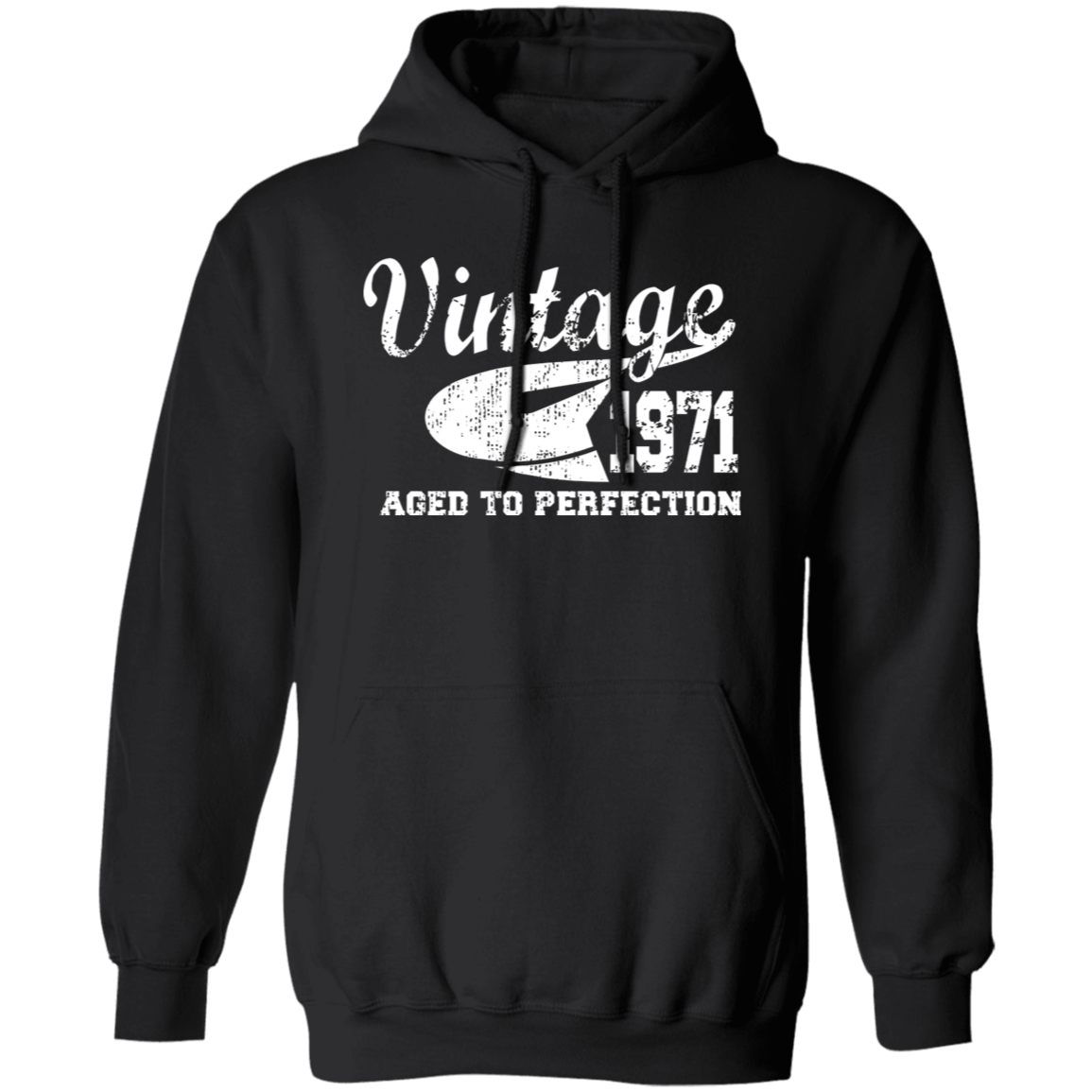 Vintage 1971 Aged To Perfection - Hoodie