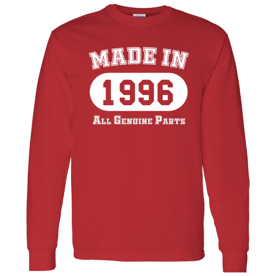 Made In 1996 All Genuine Parts - Long Sleeve Tee