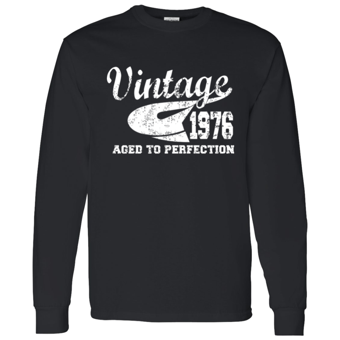 Vintage 1976 Aged To Perfection - Long Sleeve Tee