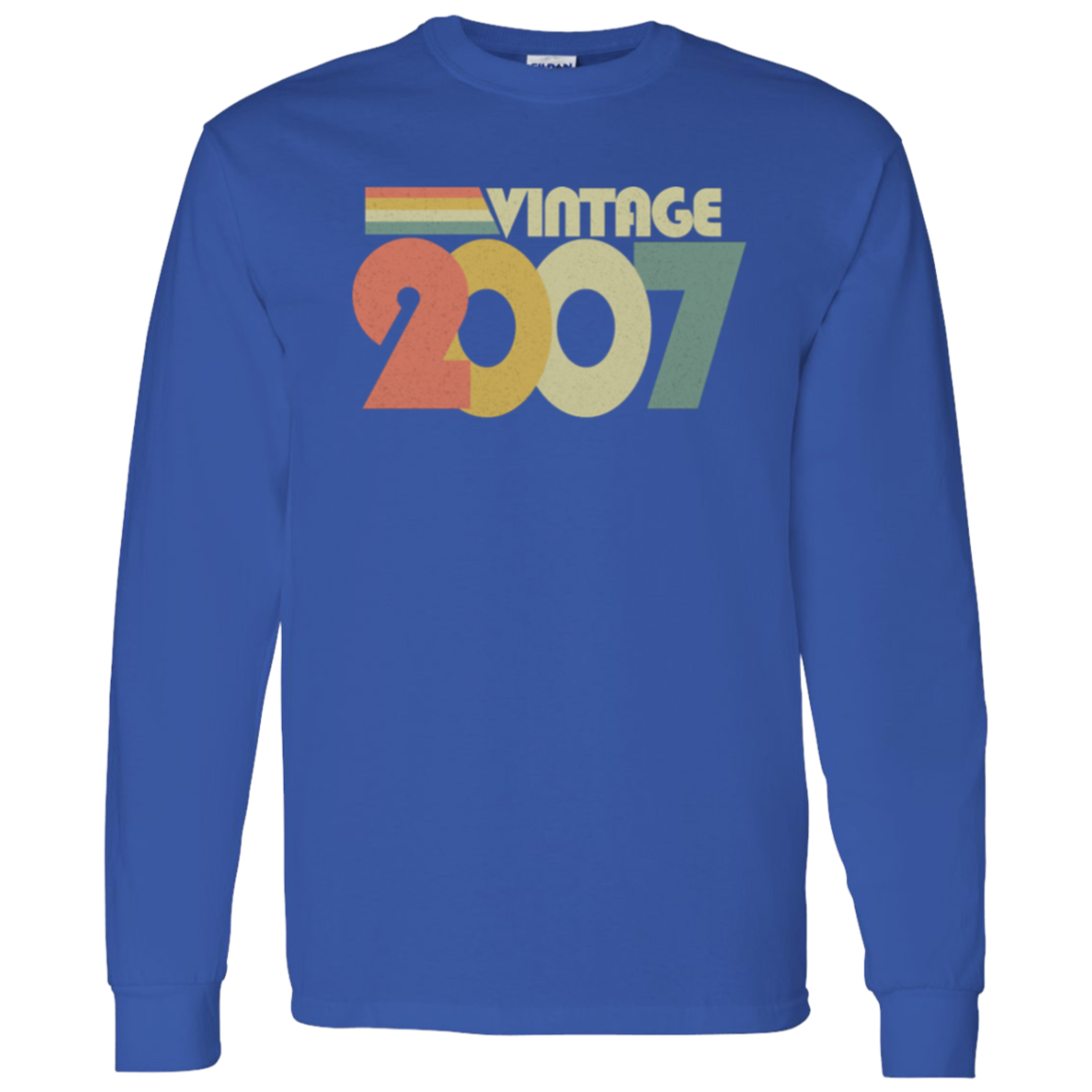 Retro Vintage 2007 - Long Sleeve Tee