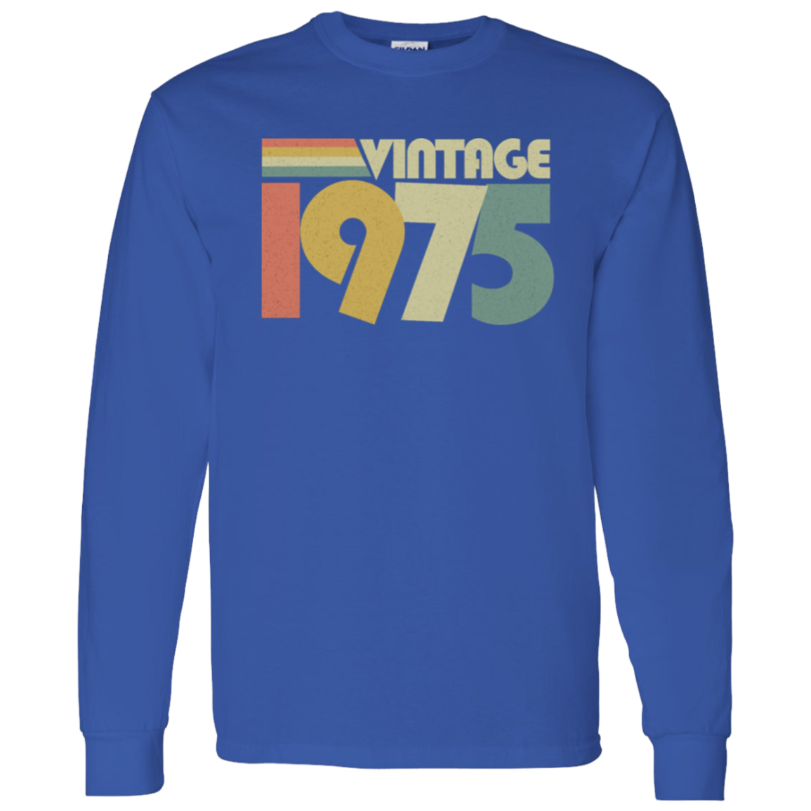 Retro Vintage 1975 - Long Sleeve Tee