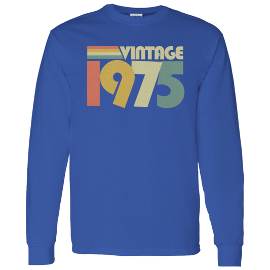 Retro Vintage 1975 - Long Sleeve Tee