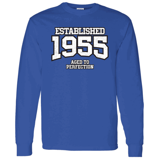 Established 1955 Aged To Perfection - Long Sleeve Tee