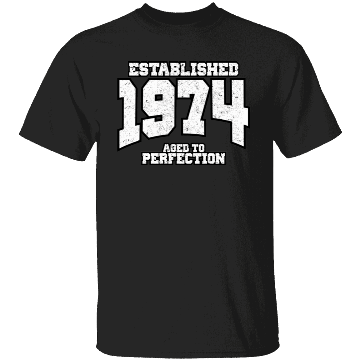 Established 1974 Aged To Perfection - T Shirt