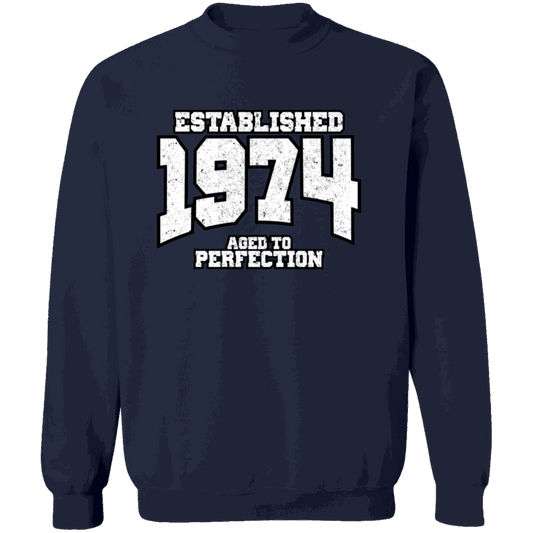 Established 1974 Aged To Perfection - Sweatshirt